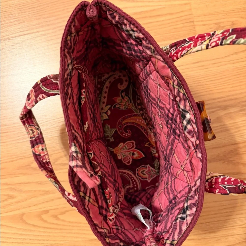 Vera Bradley Three Mini Bags Elegant Floral Brown - Picture 6 of 6